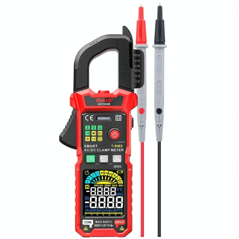 GVDA GD166B Digital Clamp Multimeter Supports DC