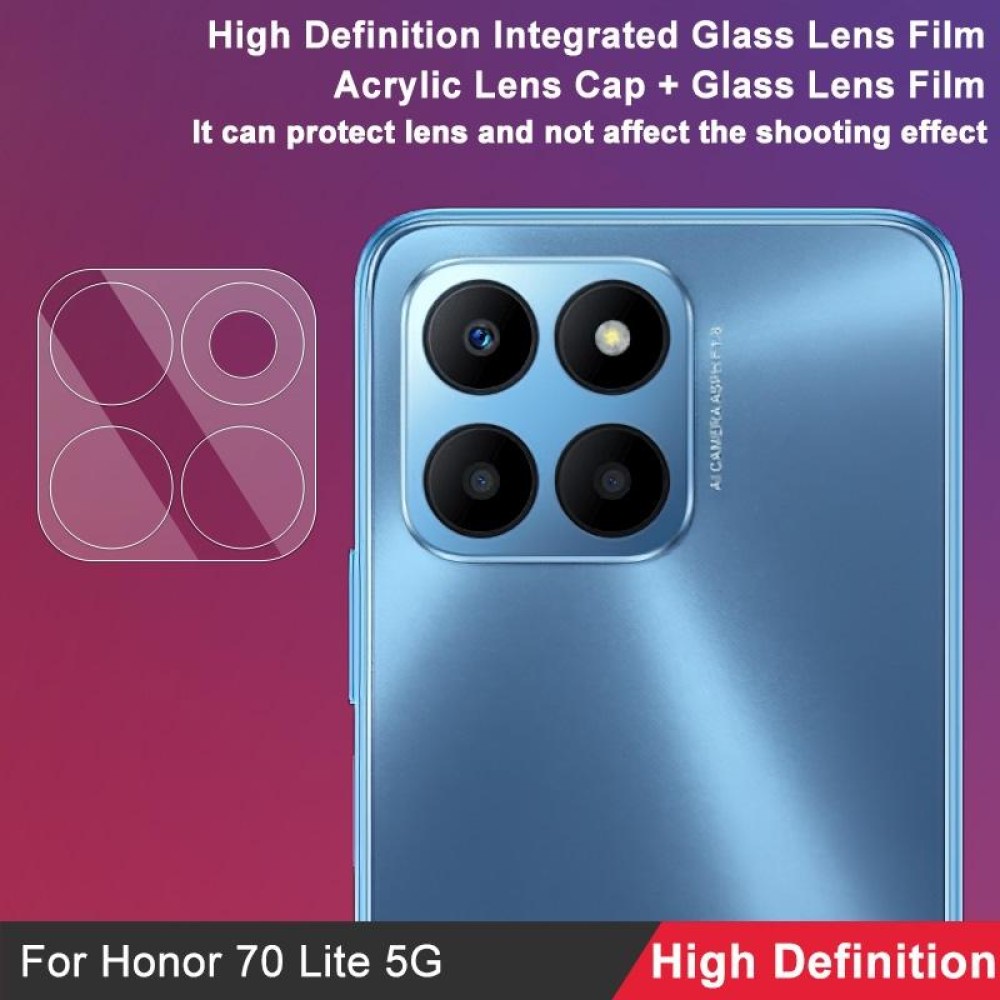 For Honor 70 Lite 5G imak High Definition Integrated Glass Lens Film