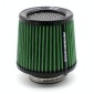 XH-UN077-079 Car High Flow Cold Cone Engine Air Intake Filter, Size:89mm(Green)
