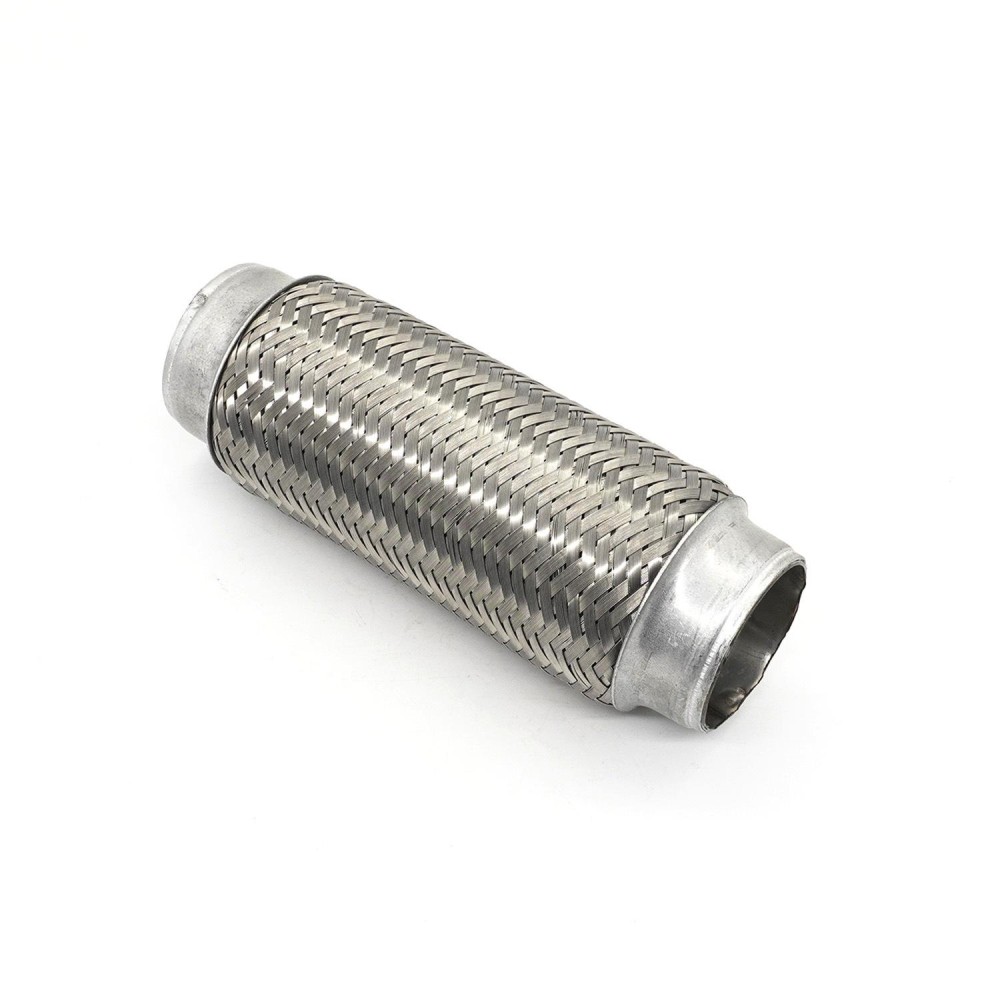 XH-6172 Car Muffler Exhaust Pipe Silencer Nozzle Stainless Steel Exhaust, Size:51mm(Silver)