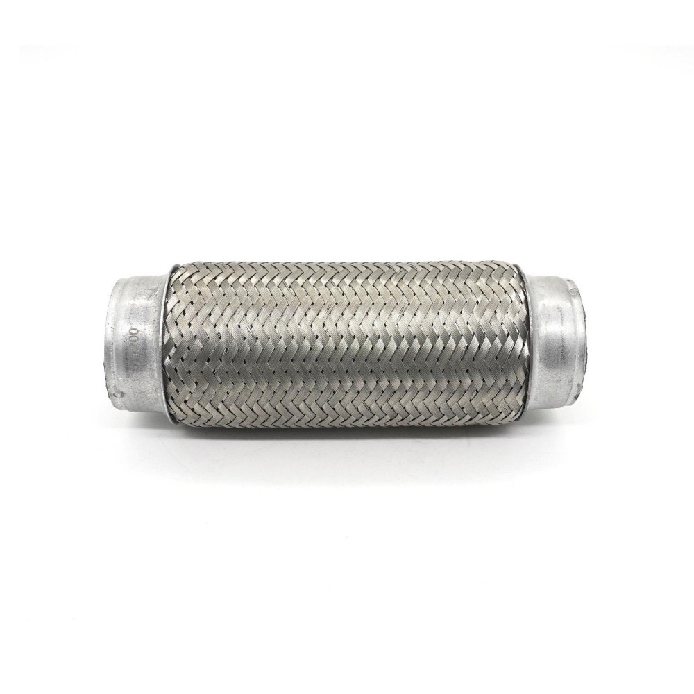 XH-6172 Car Muffler Exhaust Pipe Silencer Nozzle Stainless Steel Exhaust, Size:51mm(Silver)