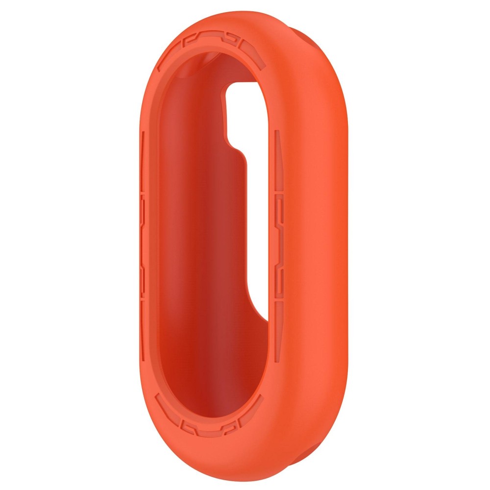 For Xiaomi Mi Band 8 Pure Color Silicone Watch Protective Case(Official Orange)