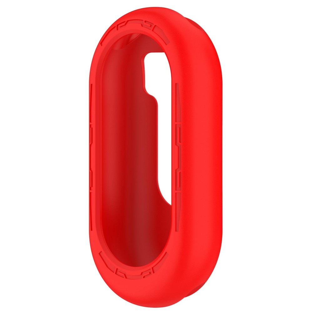 For Xiaomi Mi Band 8 Pure Color Silicone Watch Protective Case(Red)