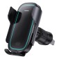 Baseus Milky Way Pro 15W Wireless Charging Electric Air Outlet Car Mount(Black)