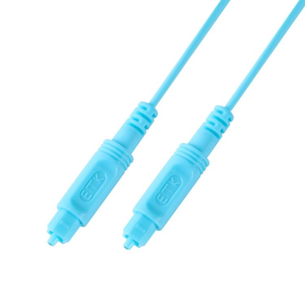 20m EMK OD2.2mm Digital Audio Optical Fiber Cable Plastic Speaker Balance Cable(Sky Blue)