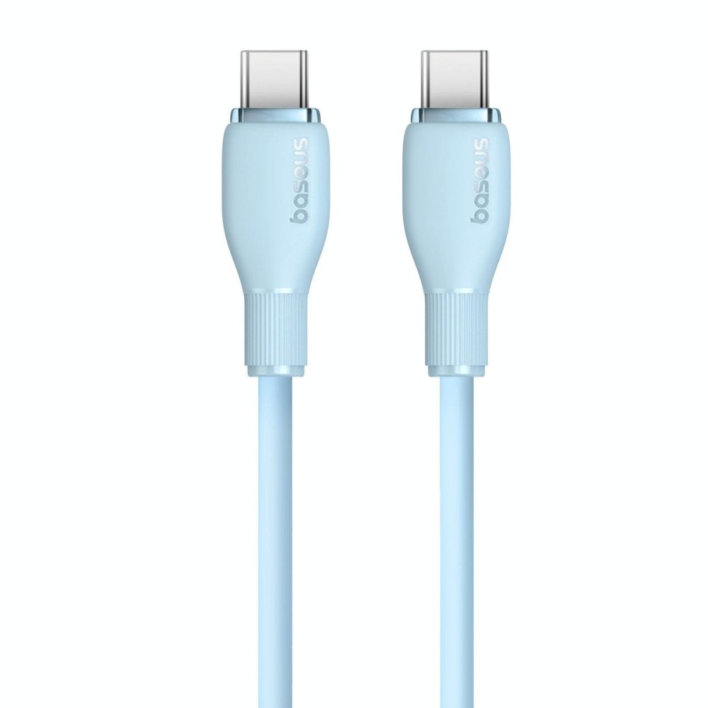 Baseus Pudding Series 100W Type-C to Type-C Fast Charging Data Cable, Length:2m(Blue)