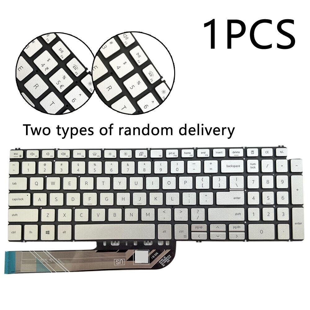 For Dell Inspiron 15 7590 / 7791 / 5584 US Version Backlight Laptop Keyboard(Silver)