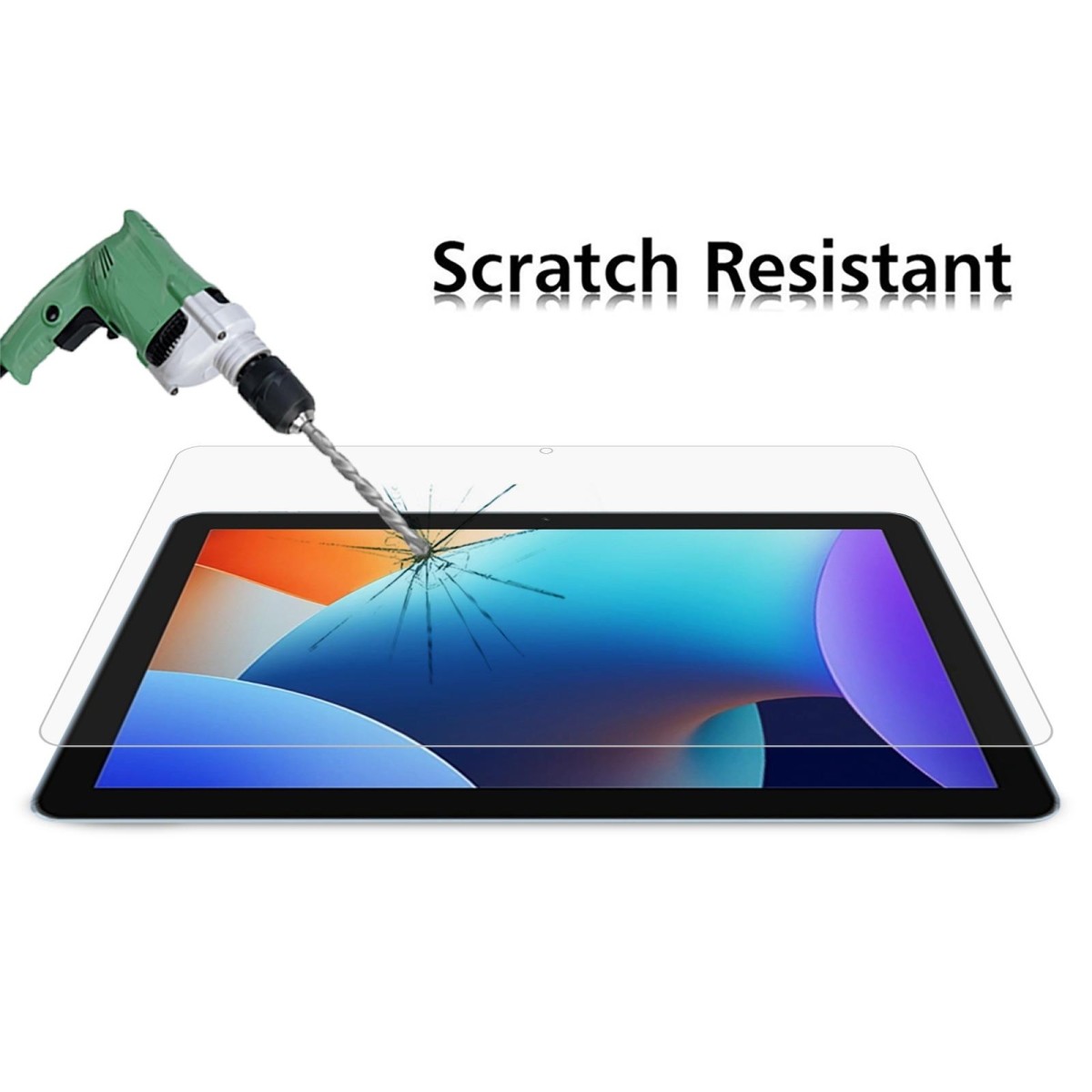 For Blackview Tab 30 WiFi 2pcs 9H 0.3mm Explosion-proof Tempered Glass Film