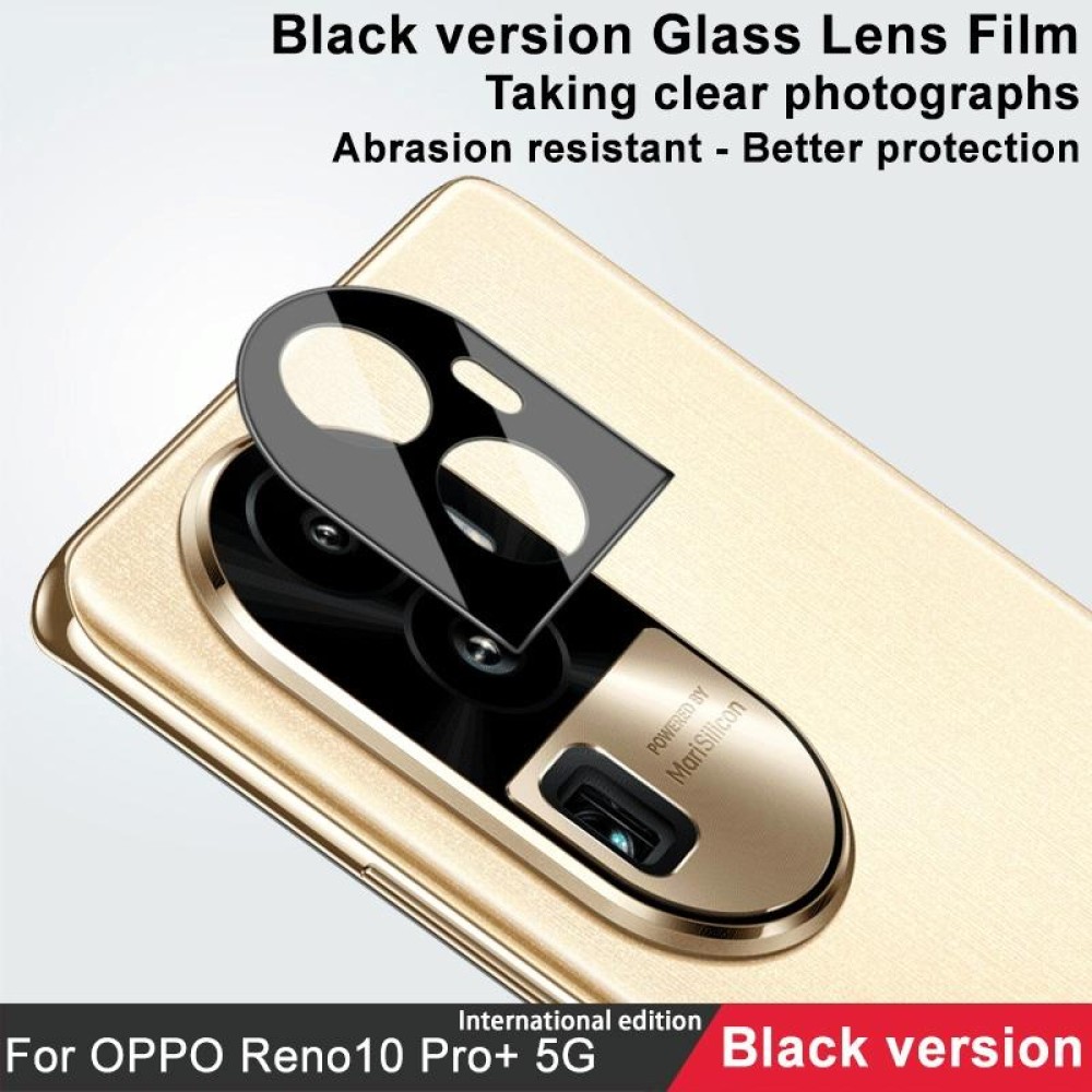 For OPPO Reno10 Pro+ 5G Global IMAK Rear Camera Lens Glass Film Black Version