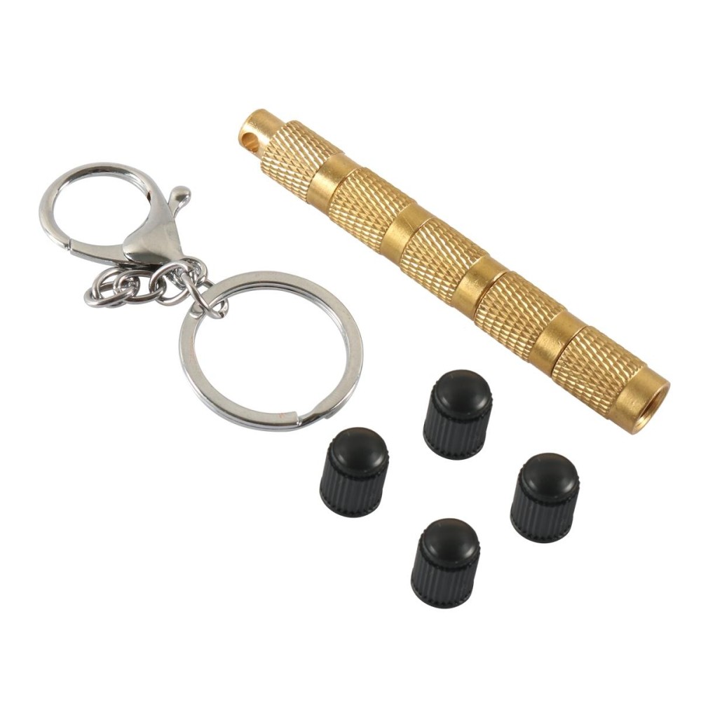A6633 Offroad Vehicles 4 in 1 Brass Tire Deflation Tool Tire Exhaust Valve with Valve Core