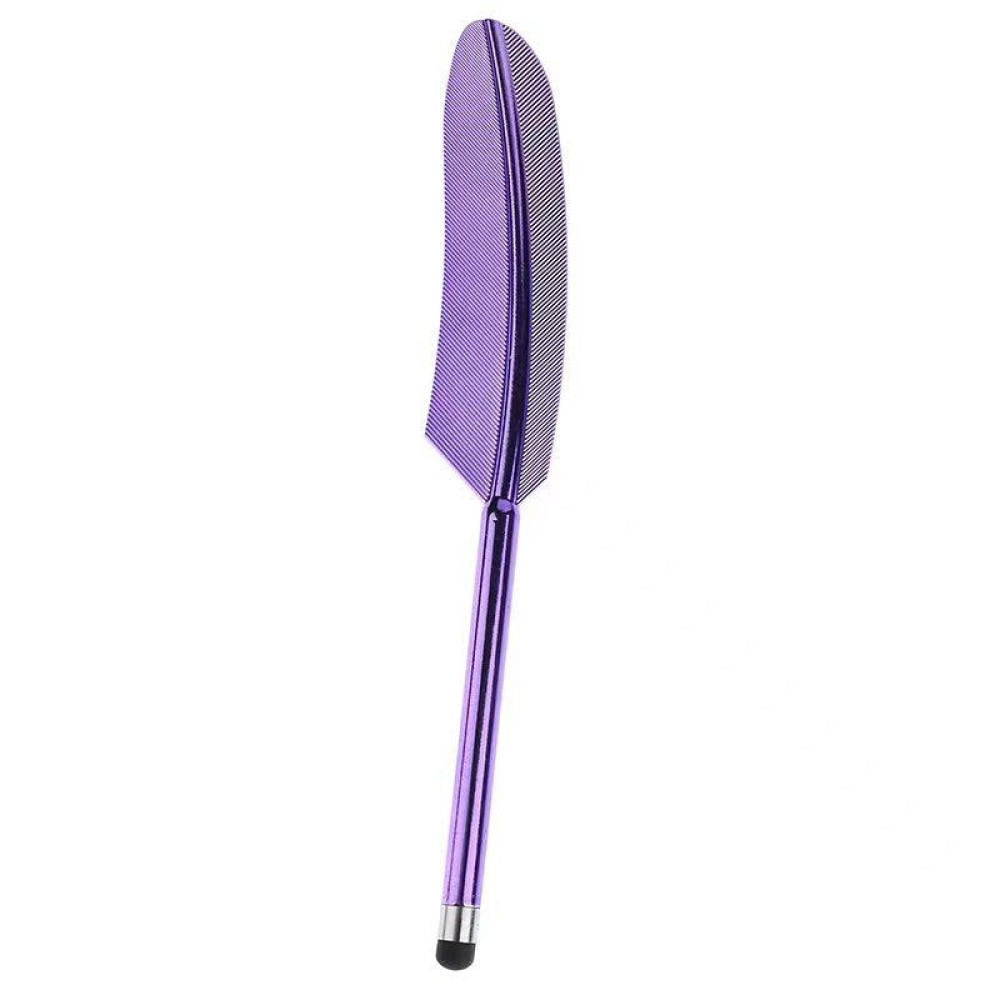 Electroplated Feather Stylus Pen(Purple)