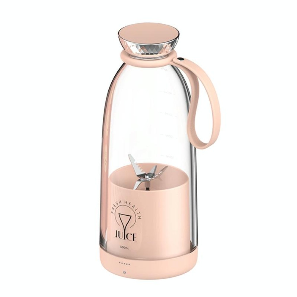 500ML Wireless Portable Electric Juicer(Pink)