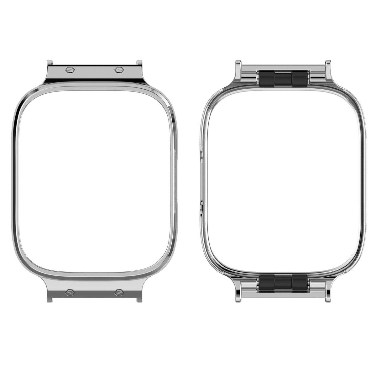 For Redmi Watch 3 Lite / Watch 3 Active Metal Watch Protective Frame(Silver)