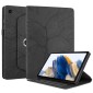 For Samsung Galaxy Tab A8 10.5 Tree Life Embossed Rotation Leather Smart Tablet Case(Black)