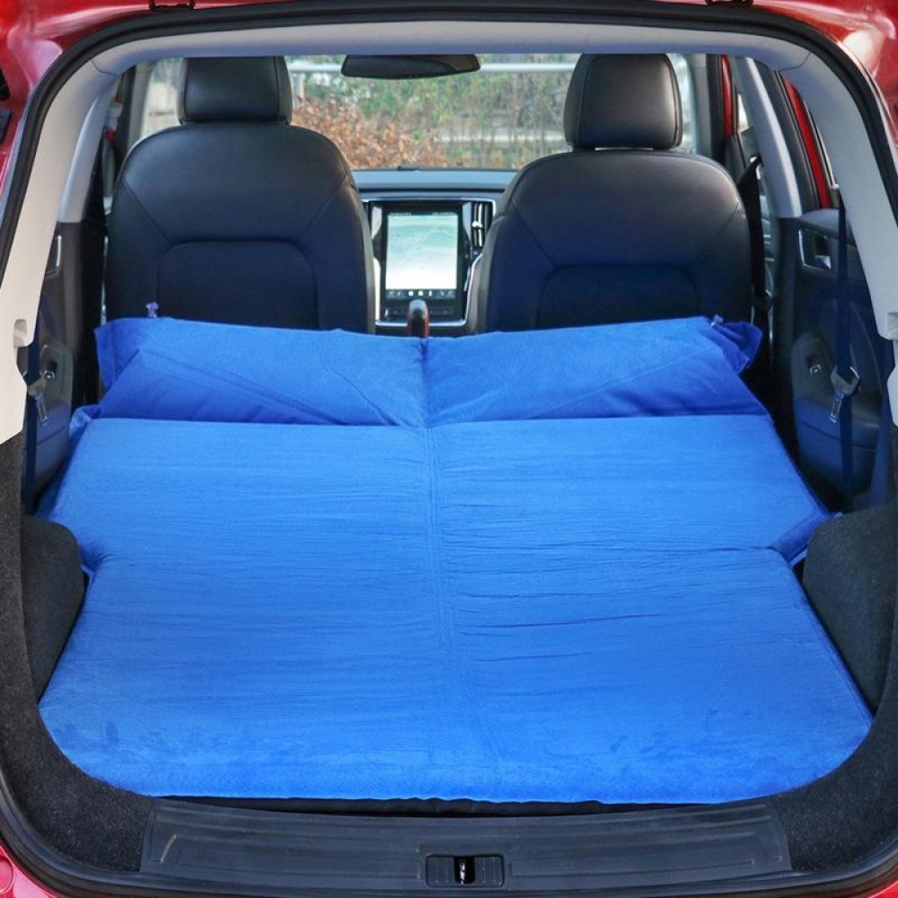 Universal Car Suede Sleeping Mat Mattress Off-road SUV Trunk Travel Inflatable Mattress Air Bed, Size:180 x 130 x 102cm(Blue)