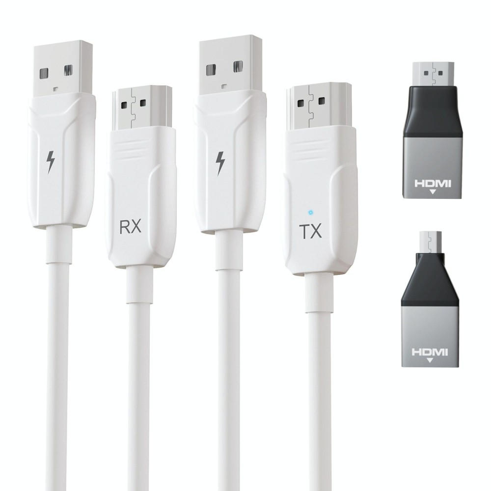THT-020-08 4 in 1 HDMI Transmitter Wireless Screen Sharer Set(White)