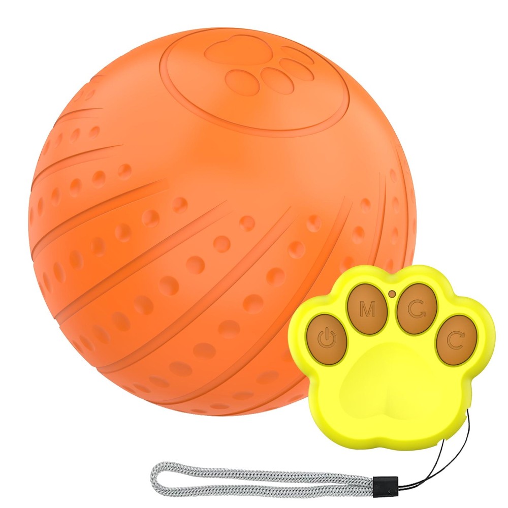 O2 6cm Intelligent Remote Control Pet Toy Dog Training Ball(Orange)