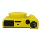 For Canon PowerShot G7 X Mark III / G7X3 Soft Silicone Protective Case with Lens Cover(Yellow)
