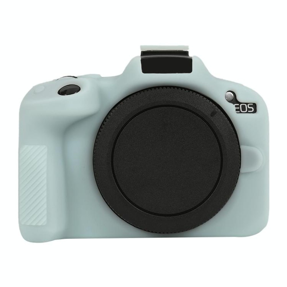 For Canon EOS R50 Soft Silicone Protective Case(Jello Green)