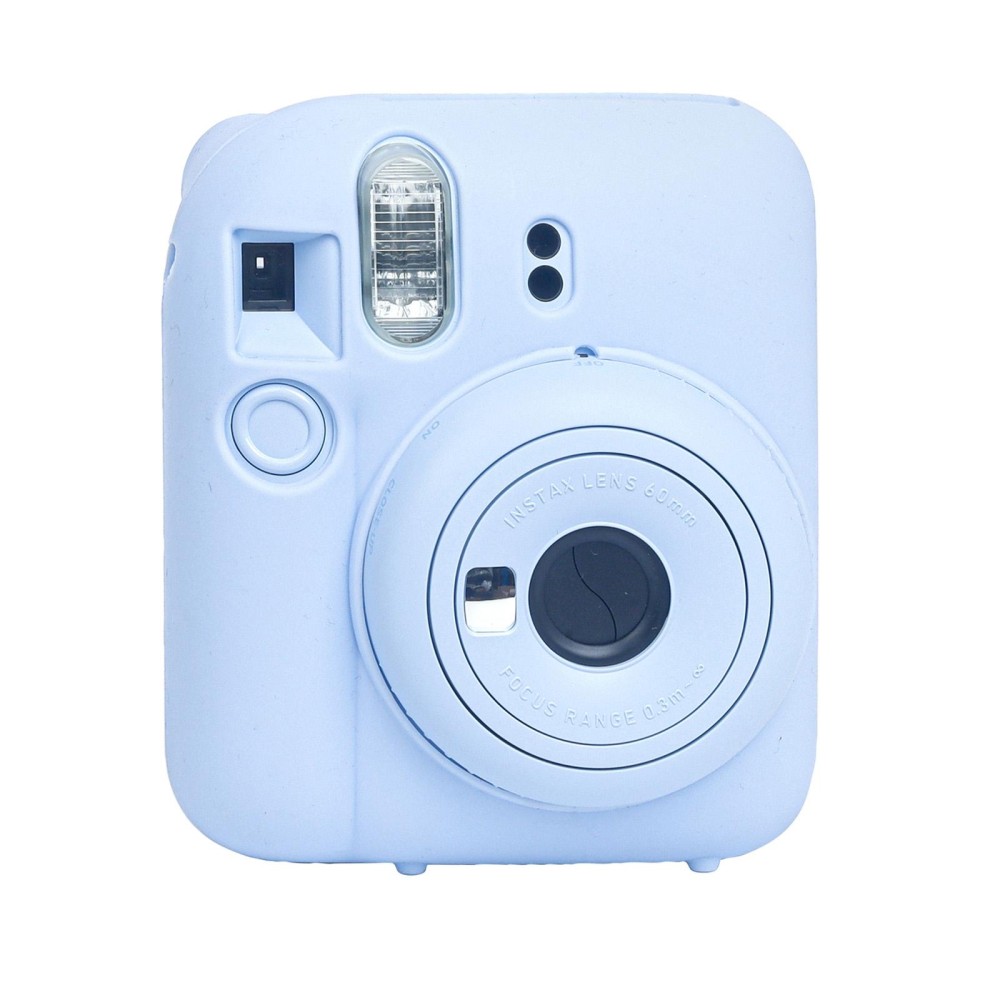 For FUJIFILM instax mini 12 Soft Silicone Camera Protective Case(Blue)