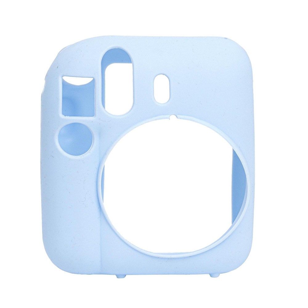 For FUJIFILM instax mini 12 Soft Silicone Camera Protective Case(Blue)