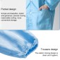 Electronic Factory Anti Static Blue Dust-free Clothing Stripe Dust-proof Clothing, Size:S(Navy Blue)