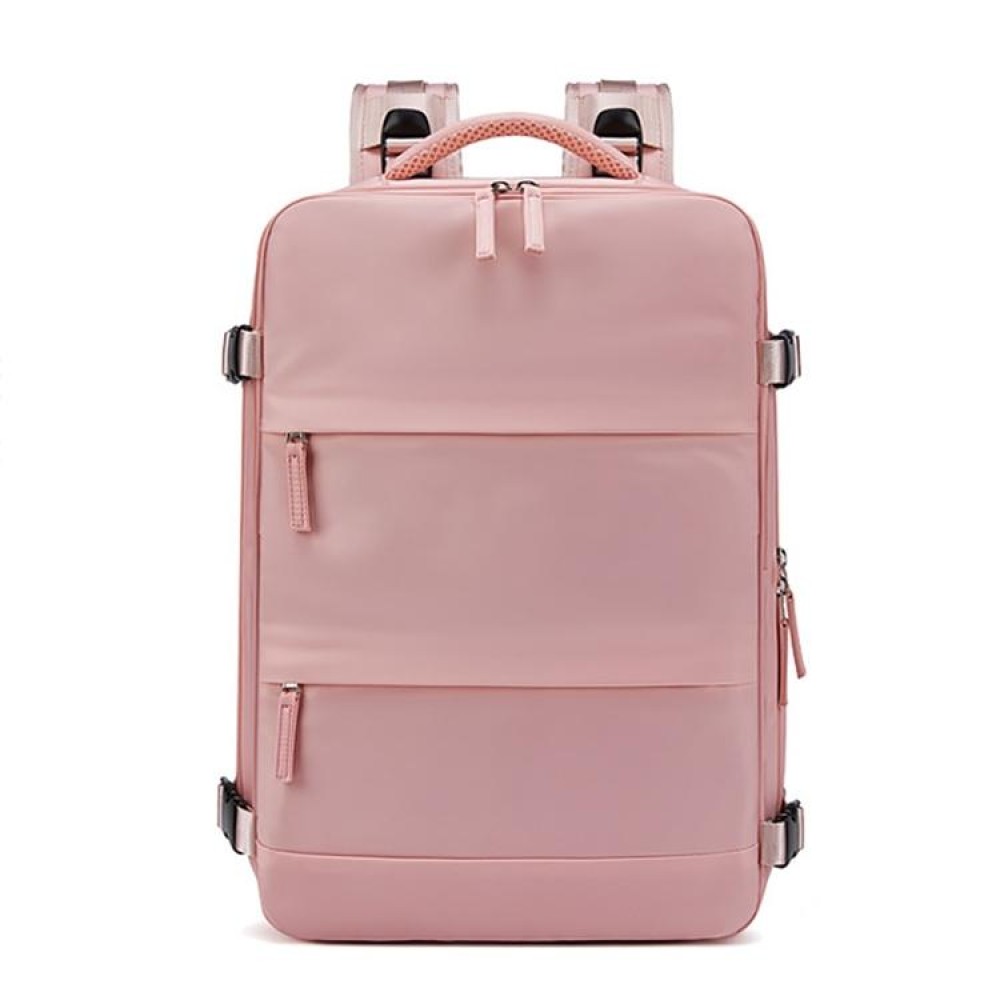 Outdoor Travel Large Capacity Shoulders Bag Laptop Backpack(Pink)