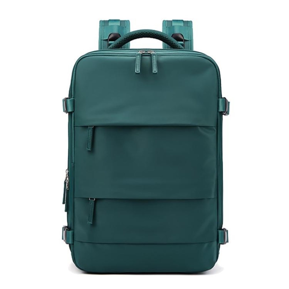 Outdoor Travel Large Capacity Shoulders Bag Laptop Backpack(Dark Green)