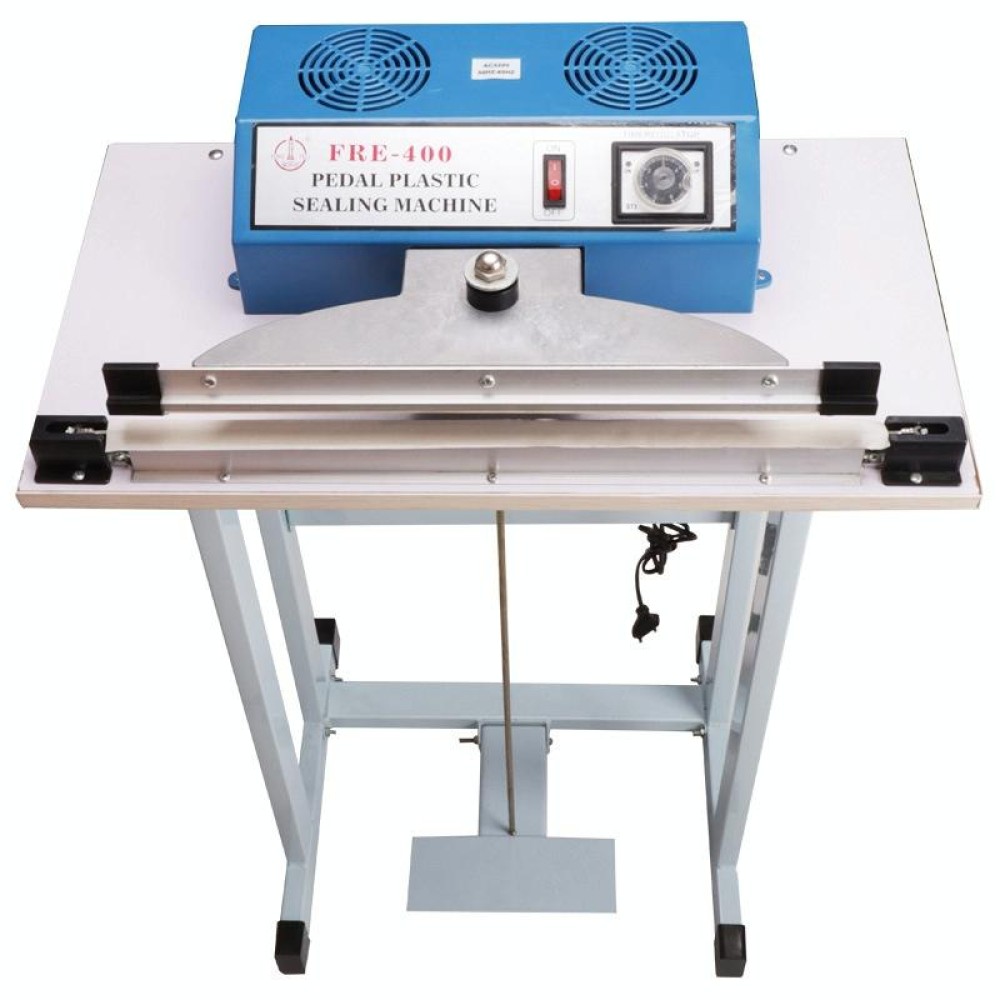 Pedal Type Sealing Machine Heat Shrinkable Film Cutting Machine Plastic Bag Sealer, EU Plug, Specification:Model 500