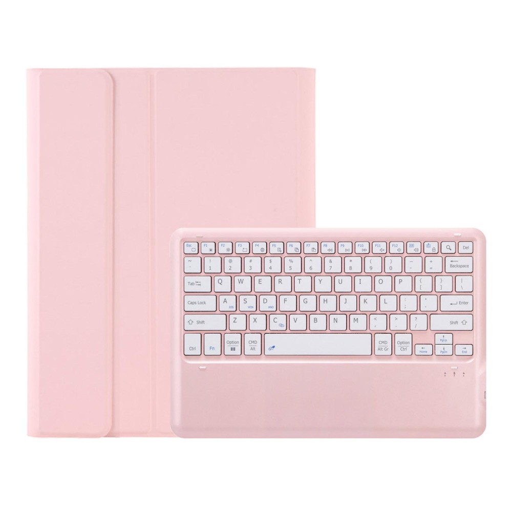 For Honor MagicPad 13 AH16 TPU Ultra-thin Detachable Bluetooth Keyboard Tablet Leather Case(Pink)