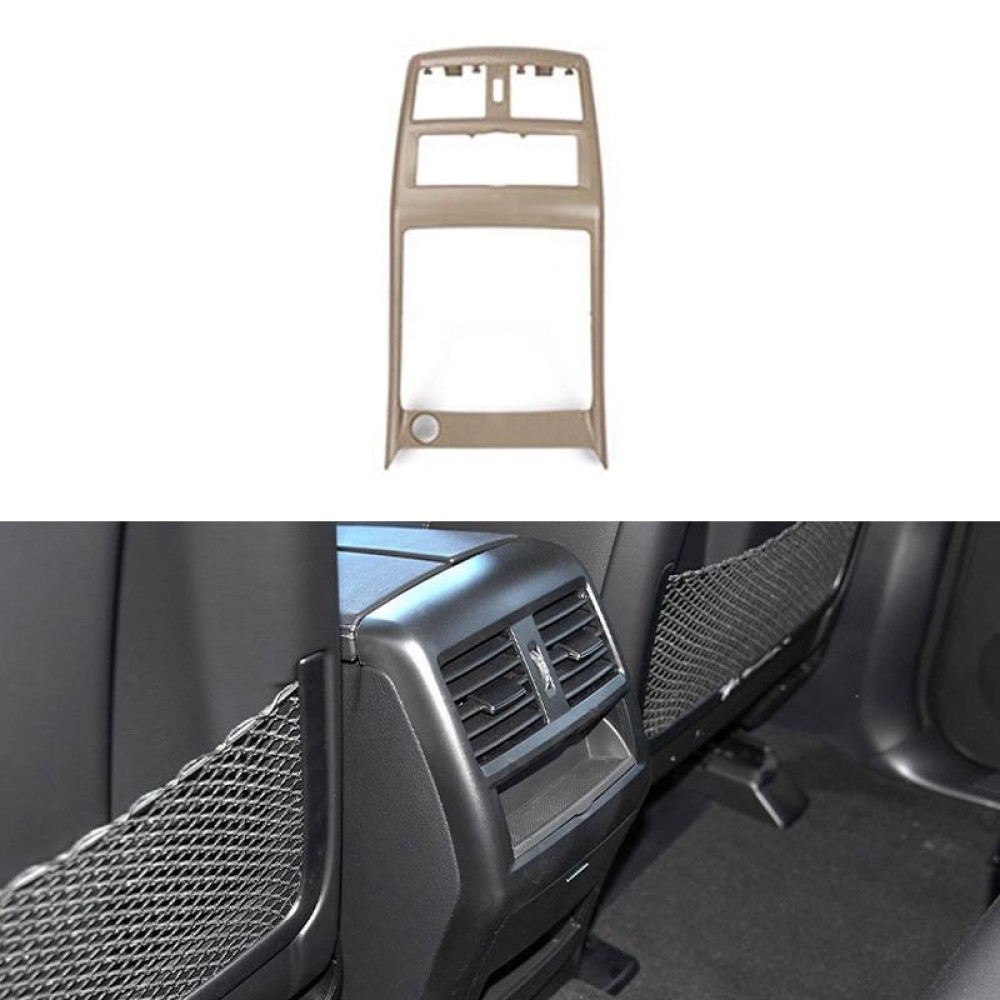 For Mercedes Benz ML320 / GL450 Car Rear Air Conditioner Air Outlet Panel Cover 166 680 7003, Style:Single Hole(Beige)