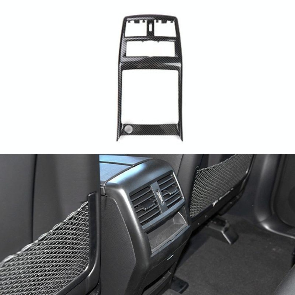 For Mercedes Benz ML320 / GL450 Car Rear Air Conditioner Air Outlet Panel Cover 166 680 7003, Style:Single Hole(Carbon Fiber)