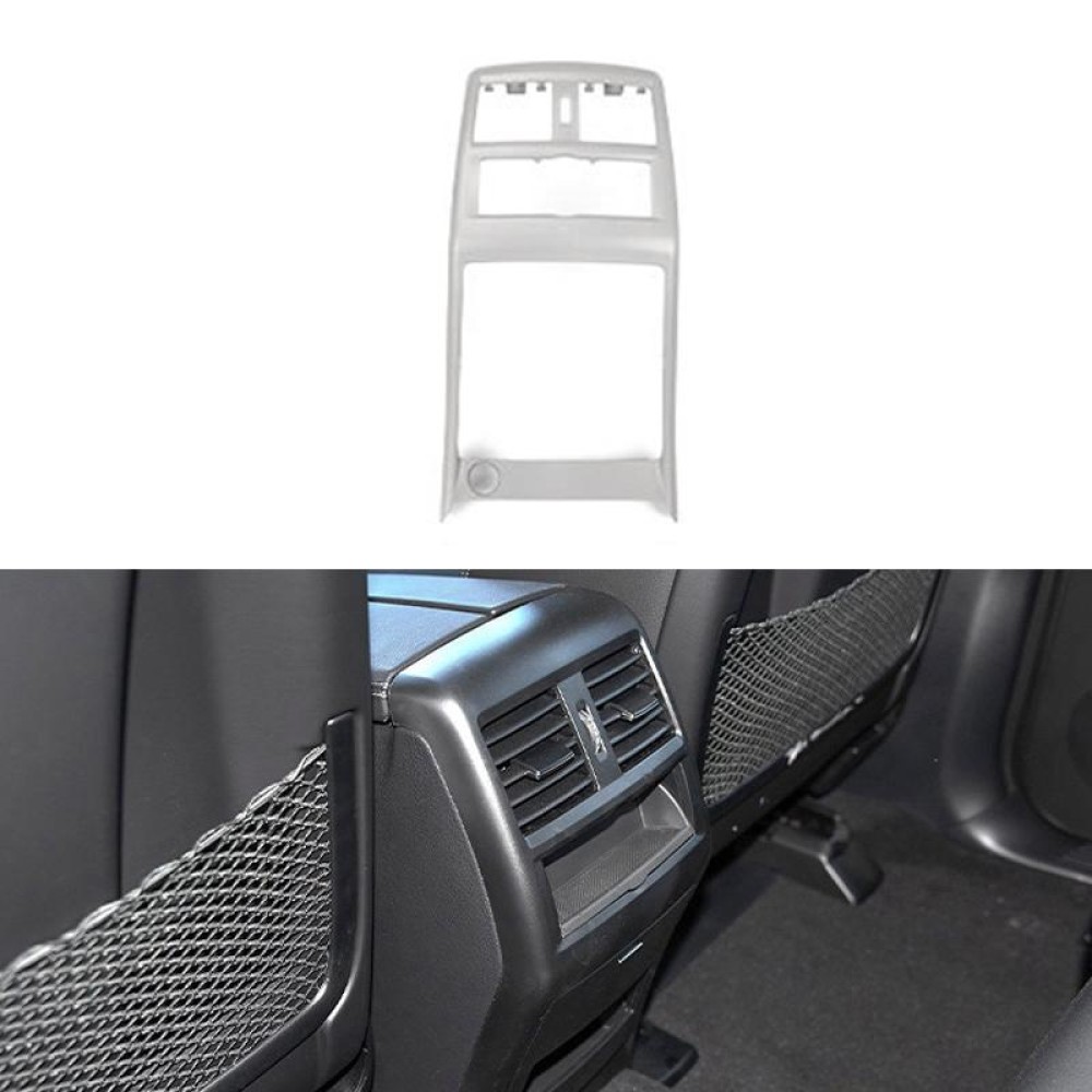 For Mercedes Benz ML320 / GL450 Car Rear Air Conditioner Air Outlet Panel Cover 166 680 7003, Style:Single Hole(Grey)