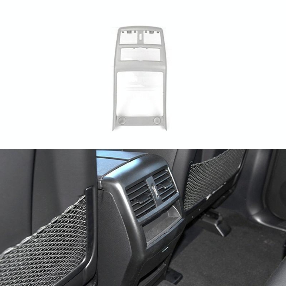 For Mercedes Benz ML320 / GL450 Car Rear Air Conditioner Air Outlet Panel Cover 166 680 7403, Style:Dual Hole(Grey)