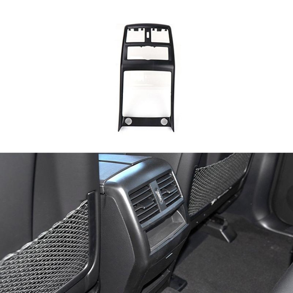 For Mercedes Benz ML320 / GL450 Car Rear Air Conditioner Air Outlet Panel Cover 166 680 7403, Style:Dual Hole(Black)