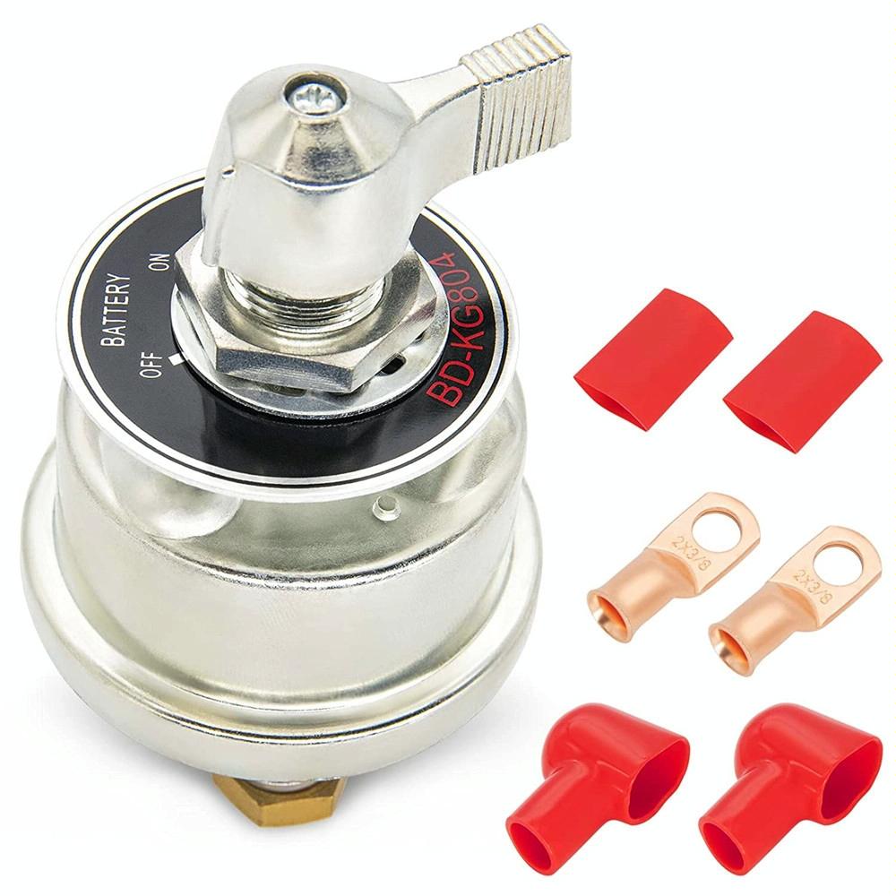300A Car Ships RV High Current Battery Cut-Off Switch Battery Power Isolator With Accessories