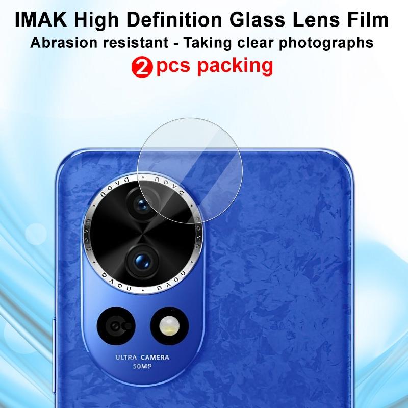 For Huawei nova 12 Pro/nova 12 Ultra 2 PCS/Set IMAK HD Glass Rear Camera Lens Film