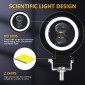 S11 Motorcycle Gourd Eye Lens Spotlight, Style:White Light Circle