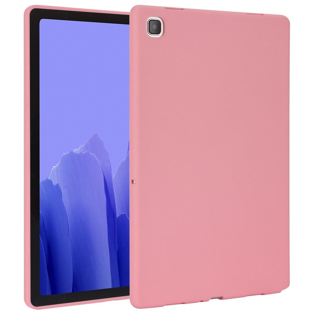 For Samsung Galaxy Tab A7 2020 / T500 Oil Spray Skin-friendly TPU Tablet Case(Pink)