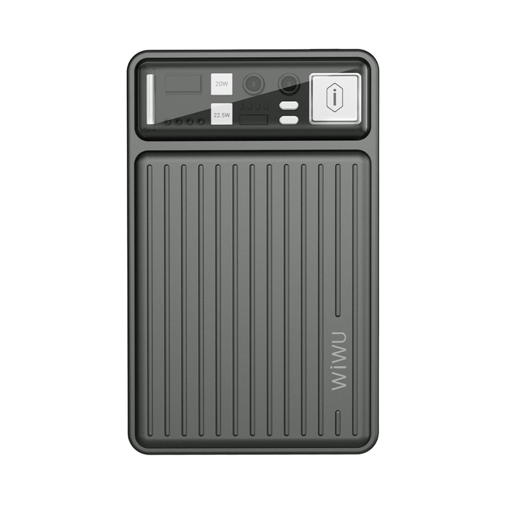 WIWU Wi-P004 Intelligent Series 22.5W 10000mAh Power Bank with Cable(Black)