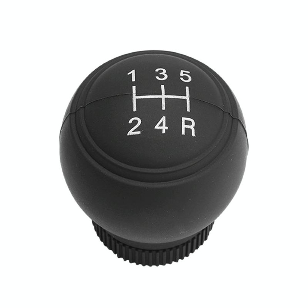 For Volkswagen 5-speed+R Car Silicone Dustproof Shift Knob Gear Protective Cover(Black)