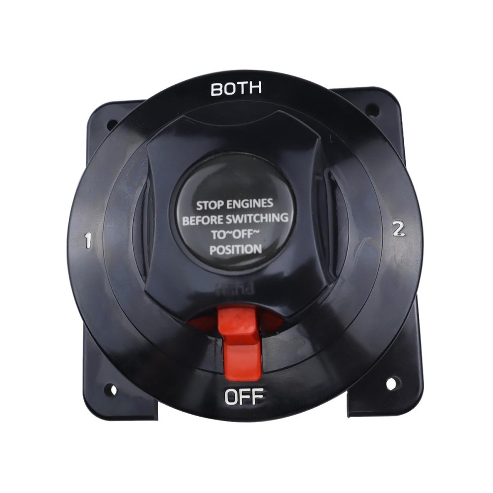 300A RV Yacht Power Off Switch 4 Speed Marine Power Protection Switch(Black)