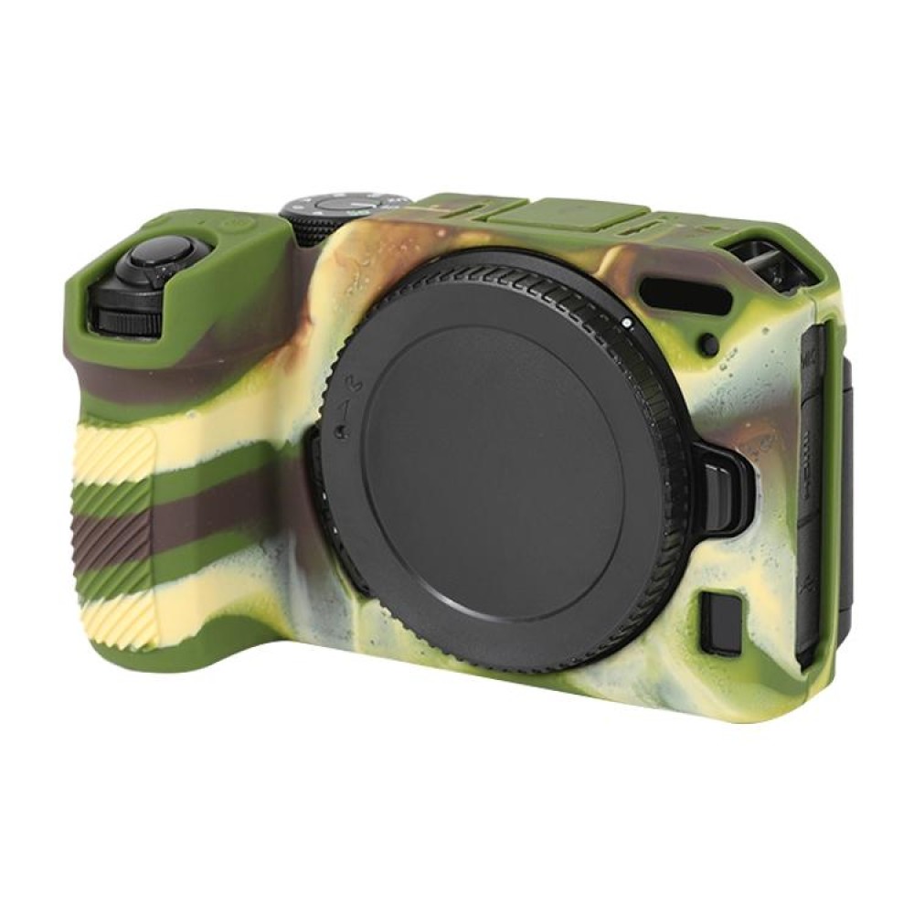 For Nikon Z 30 Soft Silicone Protective Case with Lens Cover(Camouflage)
