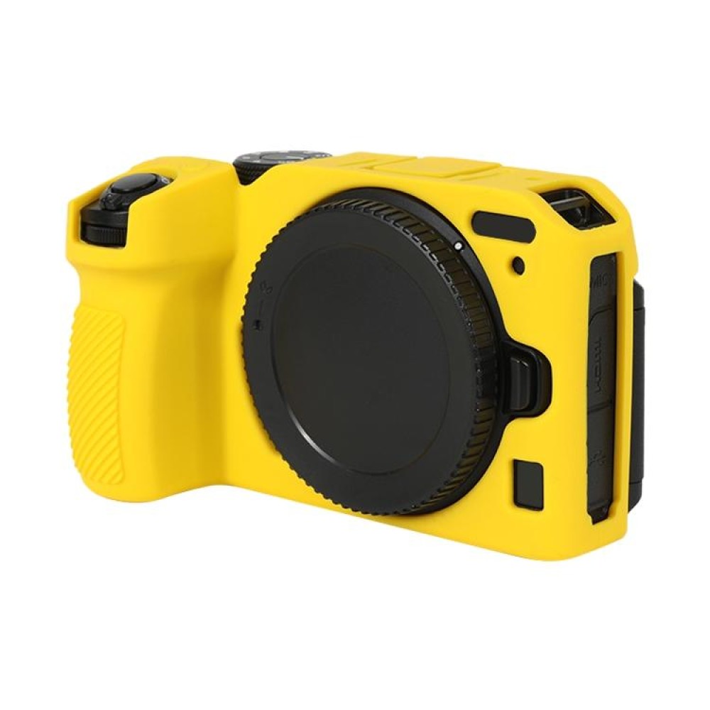 For Nikon Z 30 Soft Silicone Protective Case with Lens Cover(Yellow)