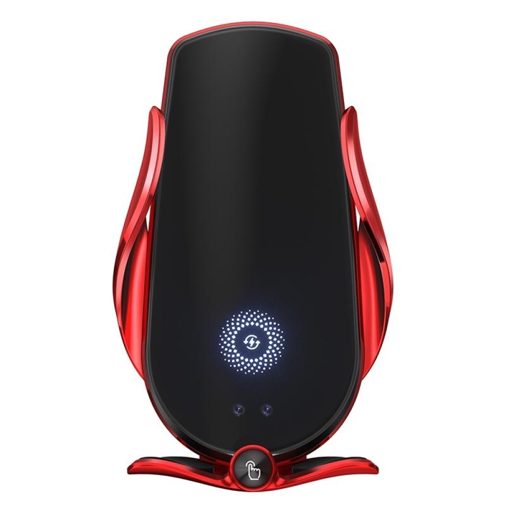 M3 Infrared lnduction Wireless Fast Charging Air Outlet Car Holder(Red)