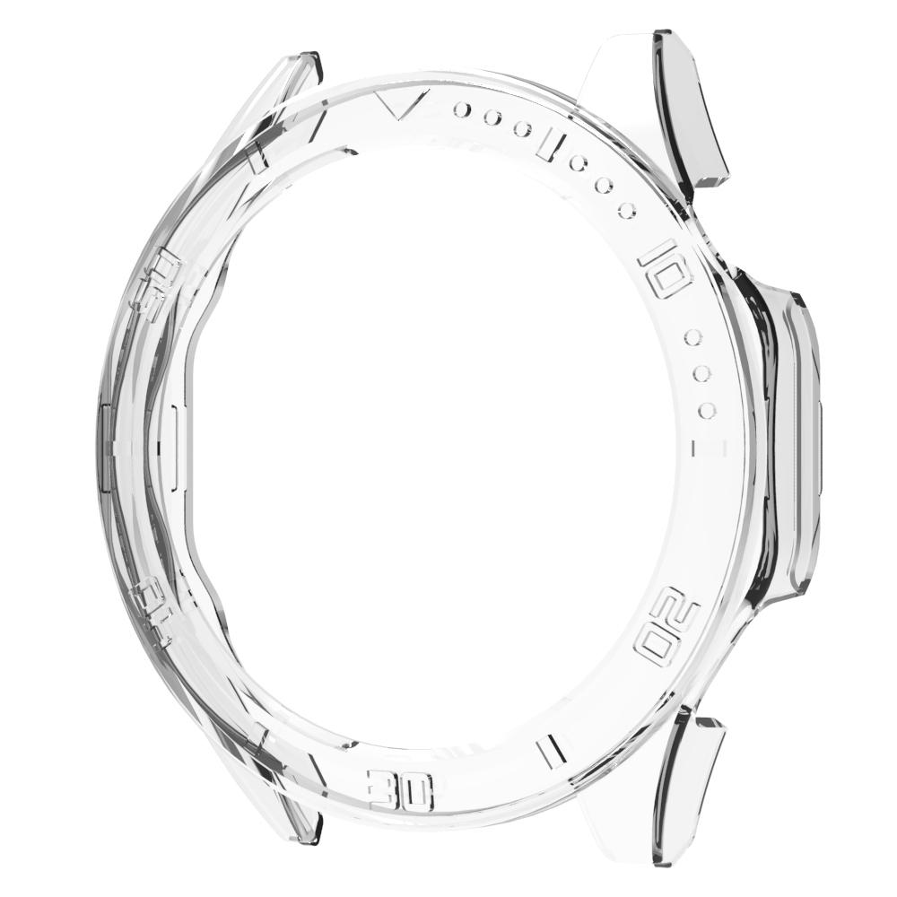 For Huawei Watch GT 4 41mm Half Cover PC Watch Protective Case with Scale(Transparent)