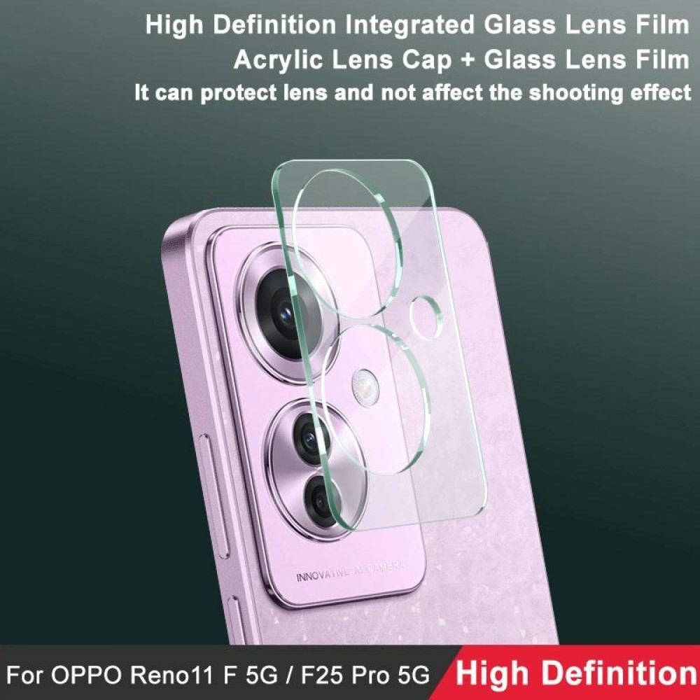 For OPPO Reno11 F 5G / F25 Pro 5G imak Integrated Rear Camera Lens Tempered Glass Film