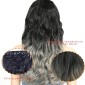 50cm 16 Card Long Curly Hair Wig Seamless Hair Extension Piece(2.1BH613#)
