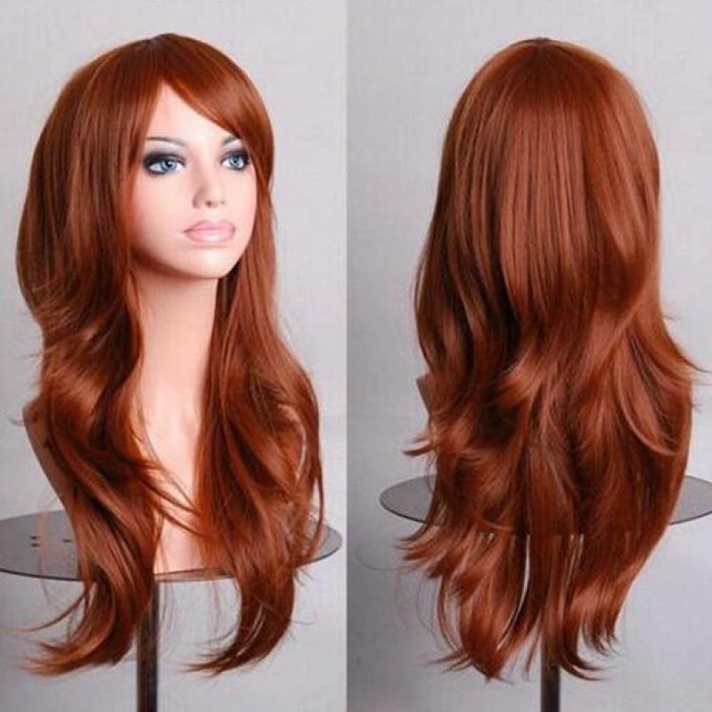 Anime Cos Role Playing Wig Cosplay Color Stage Headgear(Brown)