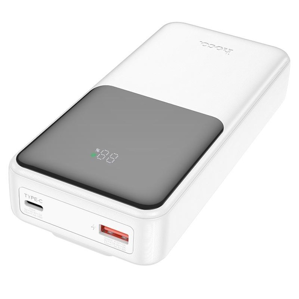 Hoco J119A Fast Charging 22.5W PD20 20000mAh Power Bank with Digital Display & Cable(White)